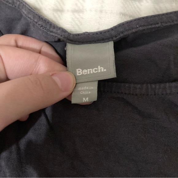 Bench grey mini button up dress size medium - Picture 3 of 3